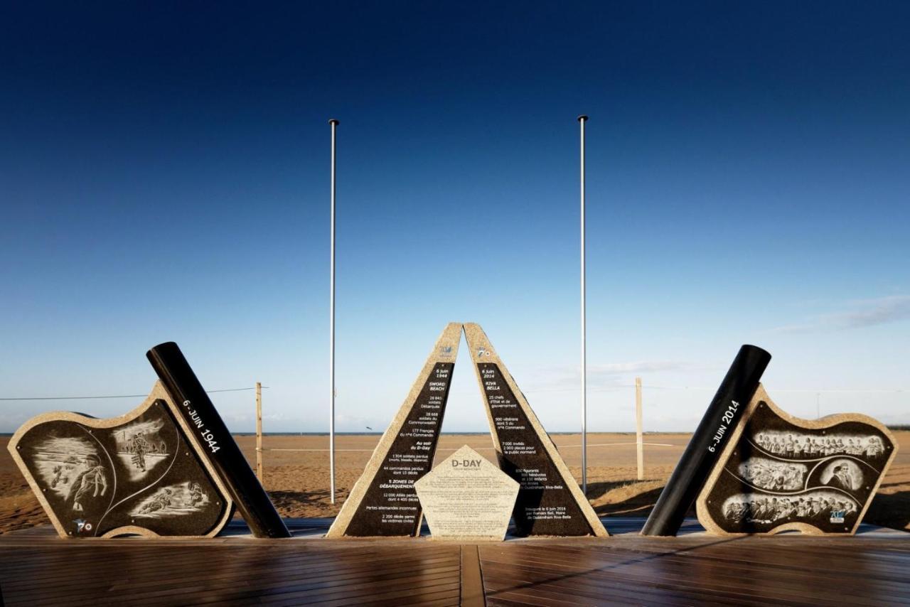 Le Luxe & Votre Vue Mer A Ouistreham Riva Bella Εξωτερικό φωτογραφία